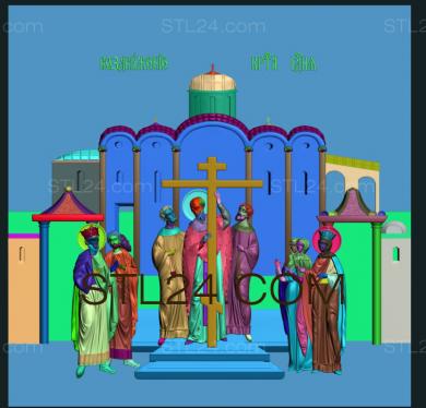 Religious panels (PR_0281) 3D models for cnc